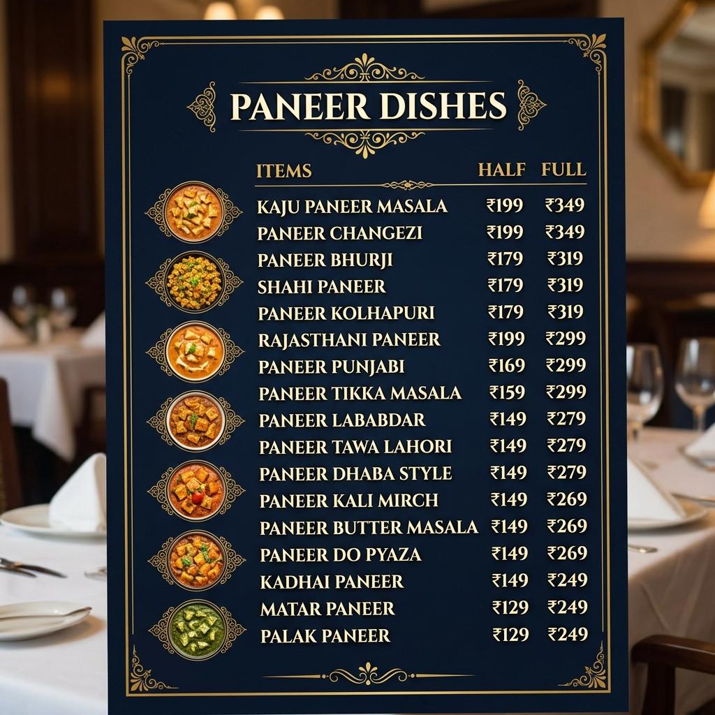 Paneer Dishes